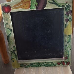 Southern living at home vintage “bountiful” Colorful Vegetable-Themed Chalkboard